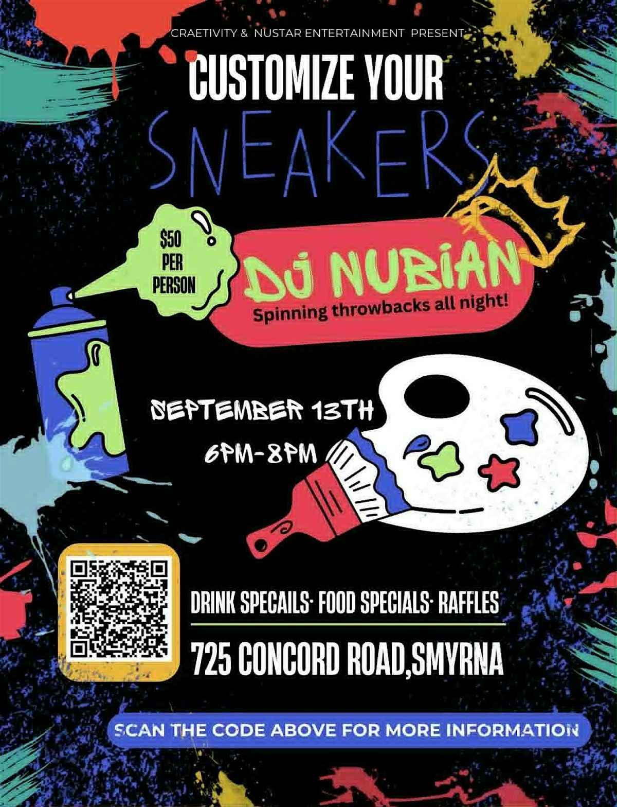 Customize Yo' Sneakers, 13 September | Event in Smyrna | AllEvents
