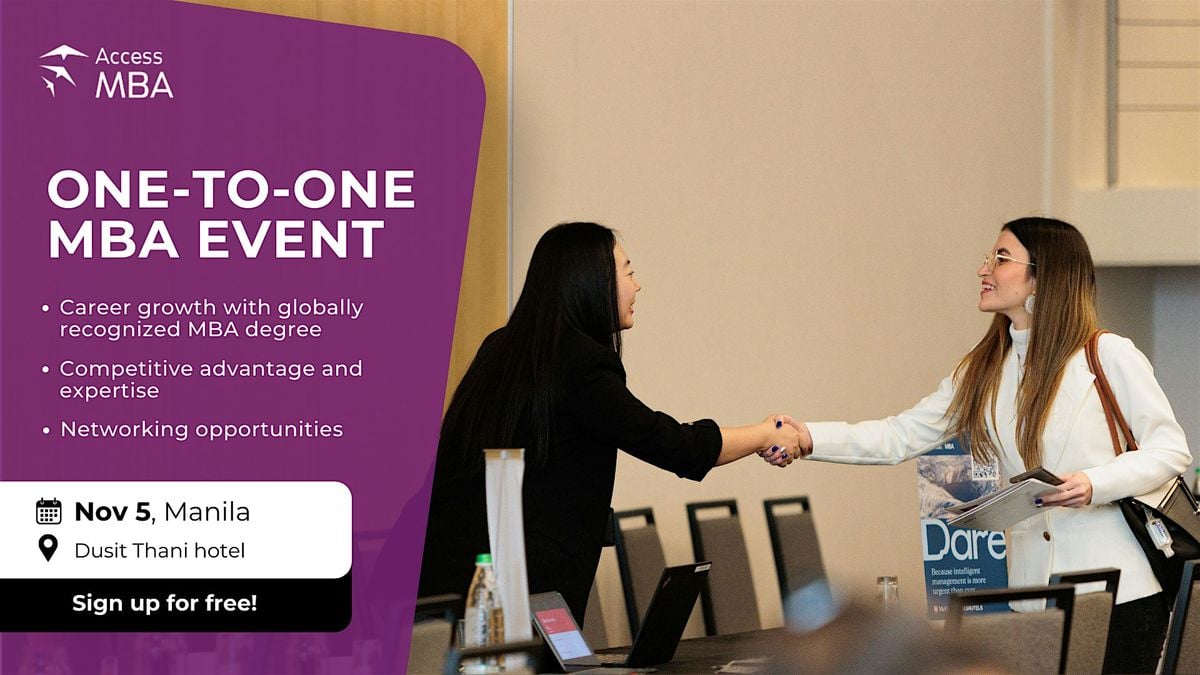Access MBA event in Manila  on November 5, 5 November | Event in Makati City | AllEvents