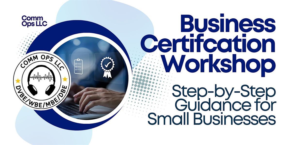 Free Small Business Certification Workshop, 16 August | Event in Lodi | AllEvents