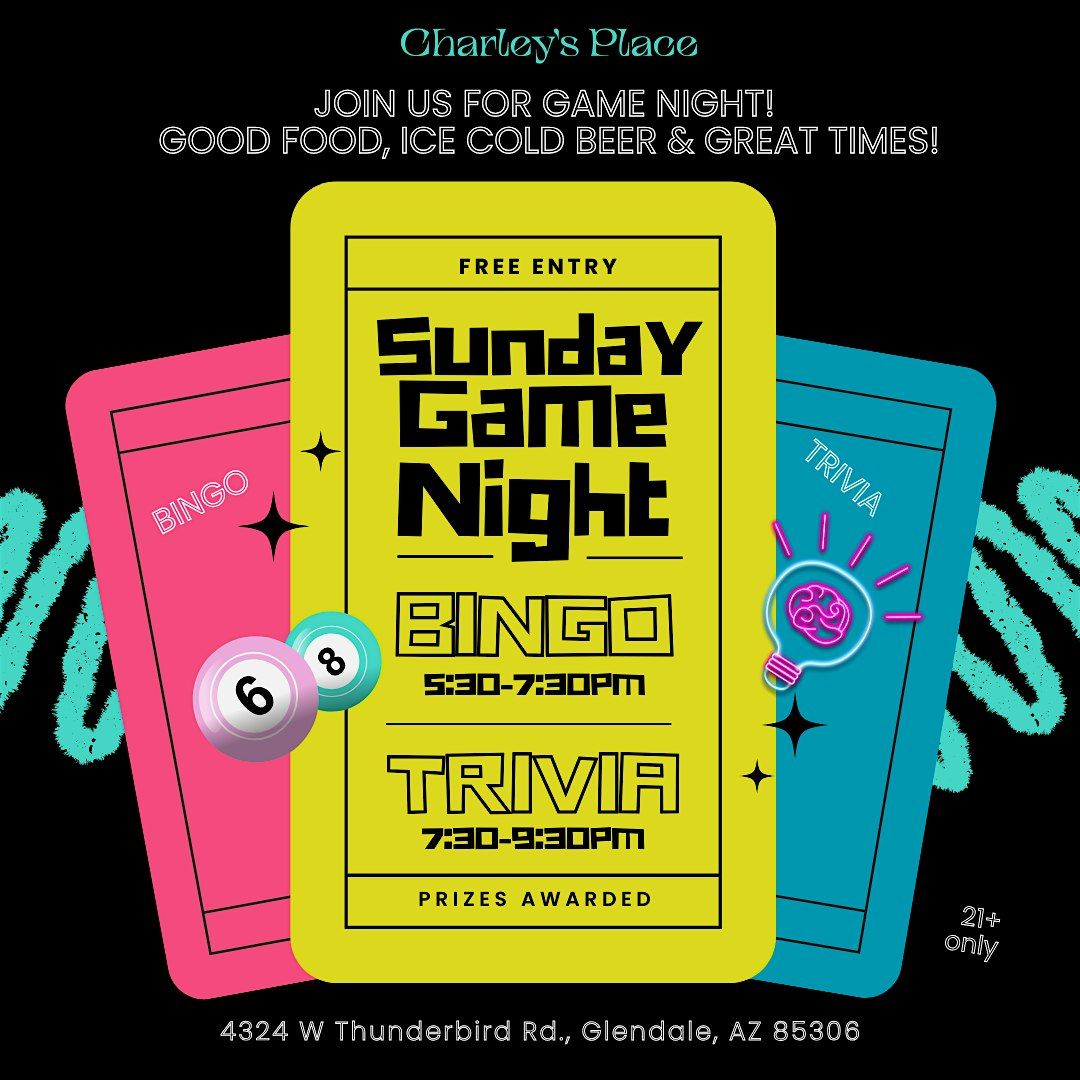 TRIVIA NIGHT at Charley's Place! | Event in Glendale | AllEvents