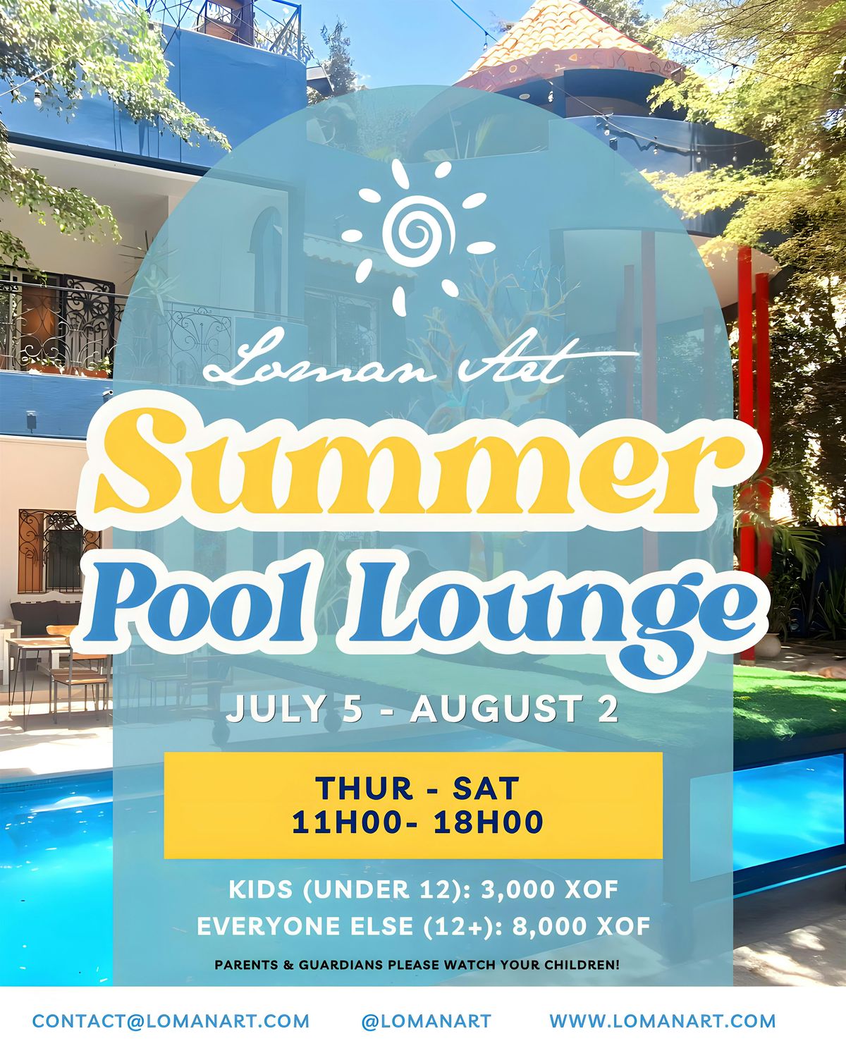 Summer Pool Lounge with Crepes Stand & Brunch! | Event in Dakar | AllEvents