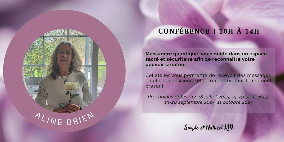 Conférence - Aline Brien, 18 July | Event in Stukely-Sud | AllEvents
