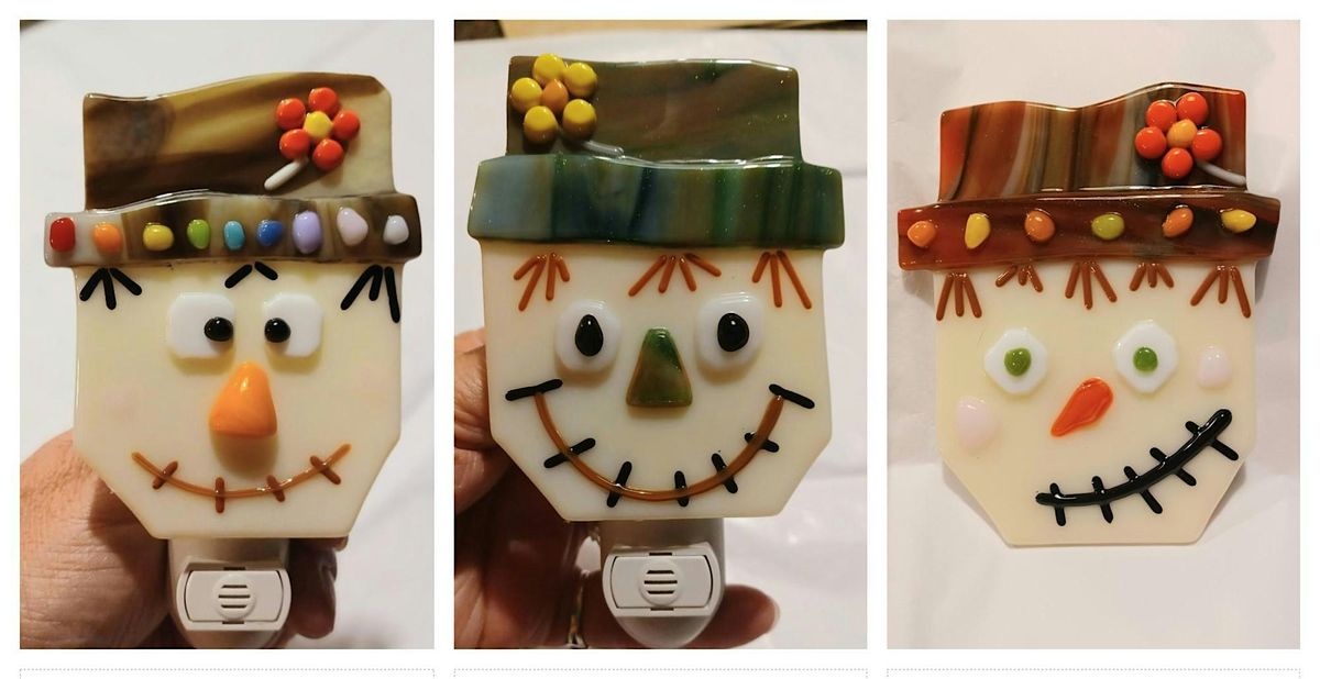 Autumn Scarecrow or Pumpkin Fused Glass Workshop - Lake Orion, 3 October | Event in Orion Township | AllEvents