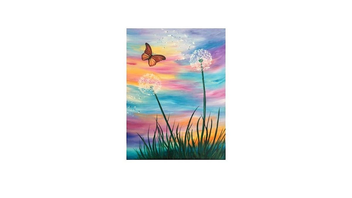 PAINT & SIP-SUMMER AND DANDELIONS AT APPLEBEES, 24 June | Event in Staunton | AllEvents