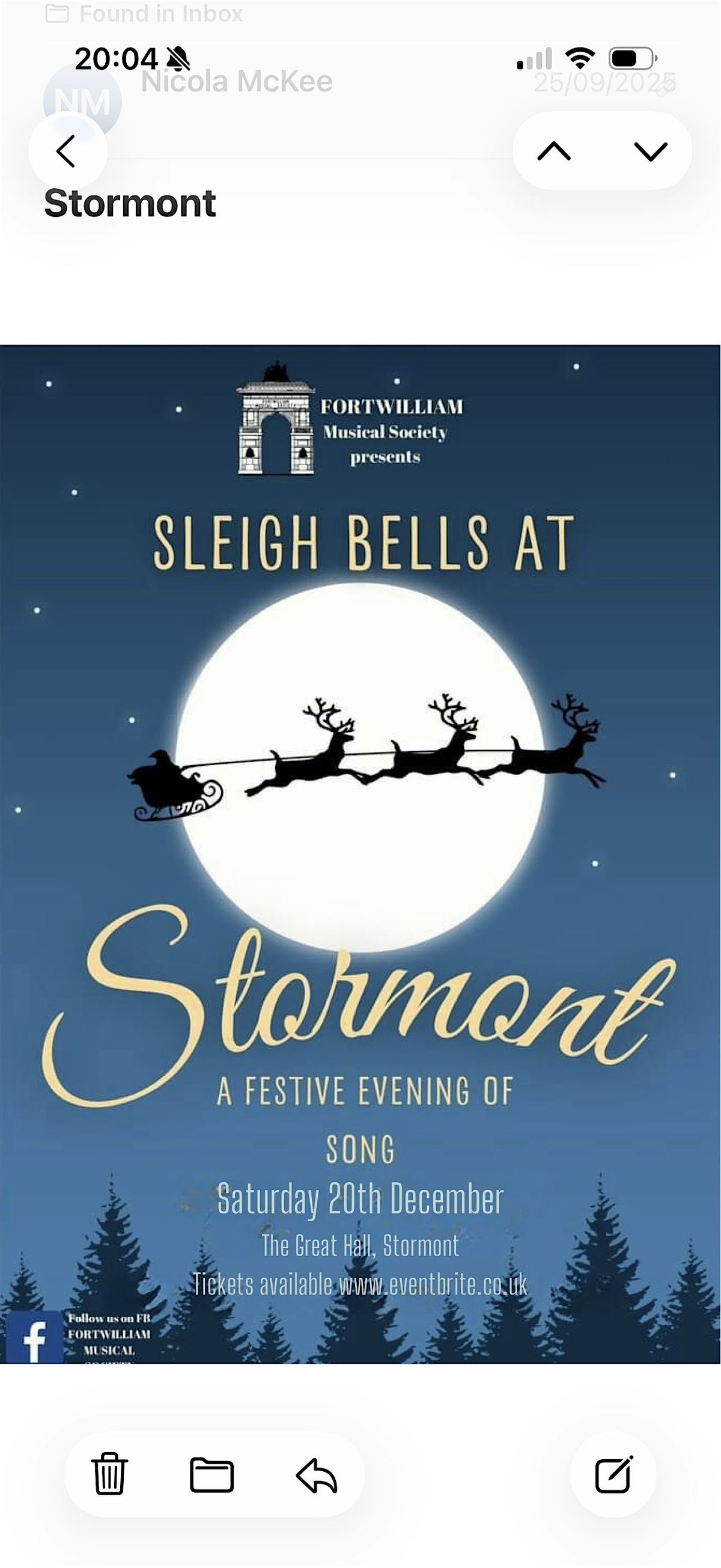 Sleigh Bells at Stormont, 20 December | Event in Belfast | AllEvents