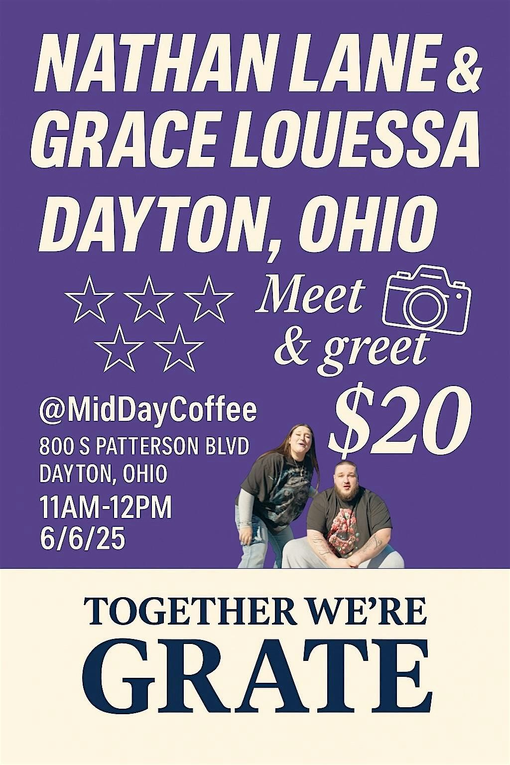 Nathan Lane & Grace Louessa - Dayton Meet & Greet, 6 June | Event in Dayton | AllEvents