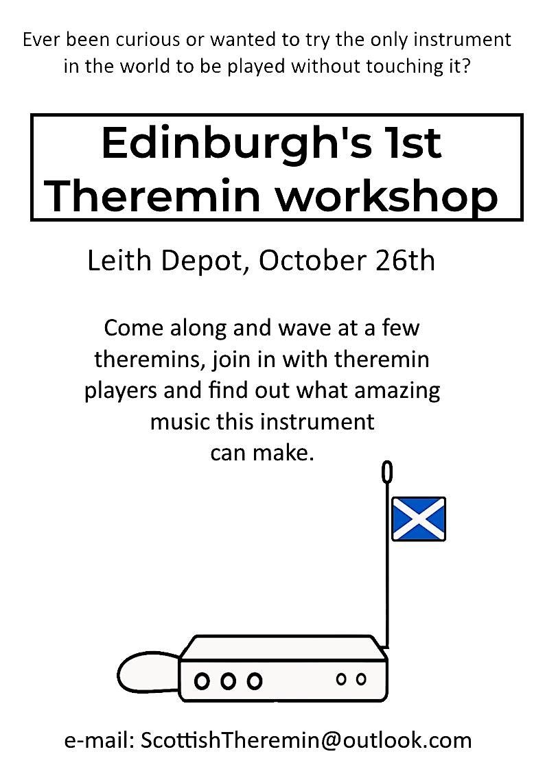 Theremin Workshop - Intro to Theremins: The Magic of Music Without Touch, 25 October | Event in Edinburgh
