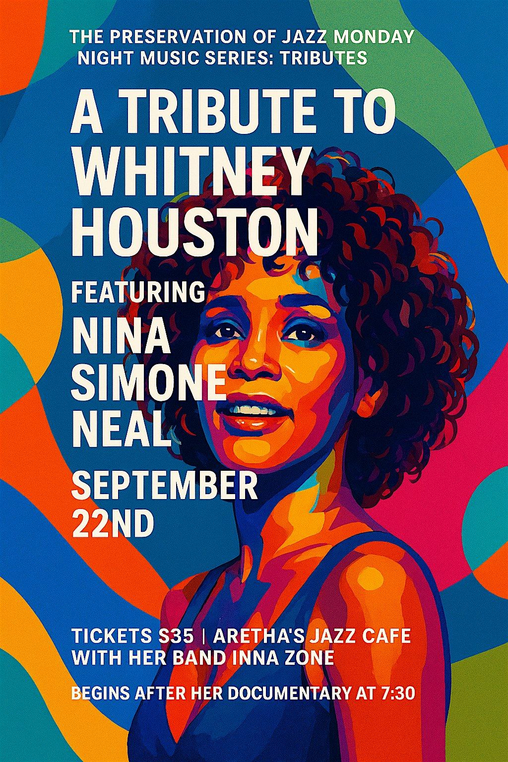 A Tribute to Whitney Houston Ft. Nina Simone Neal & Inna Zone, 22 September | Event in Detroit | AllEvents