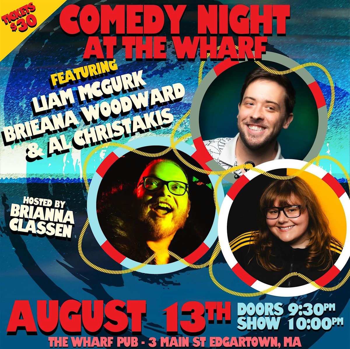 Comedy Night at The Wharf Edgartown, Martha's Vineyard, 13 August | Event in Edgartown | AllEvents