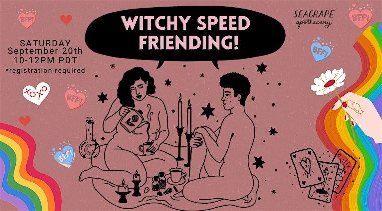 Witchy * In-Person Speed-Friending*, 20 September | Event in Portland | AllEvents