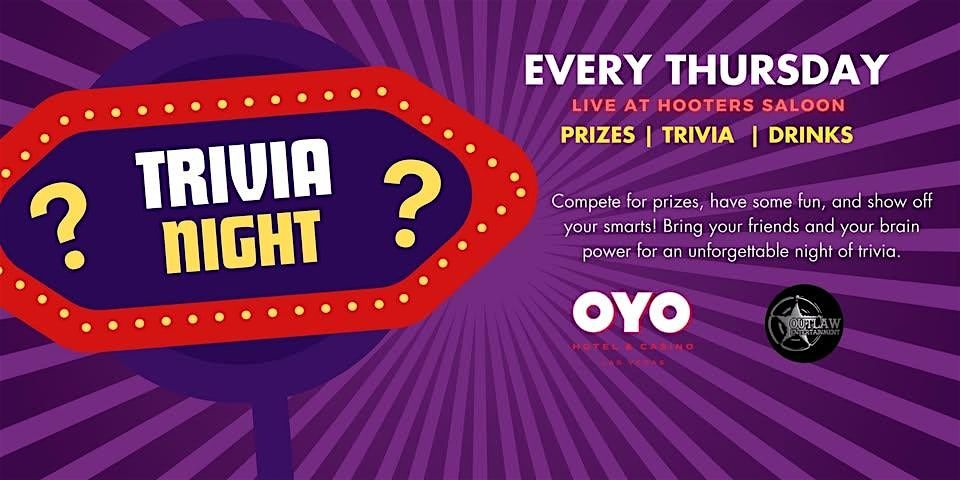 Trivia Night at Hooters Saloon, 29 May | Event in Las Vegas | AllEvents