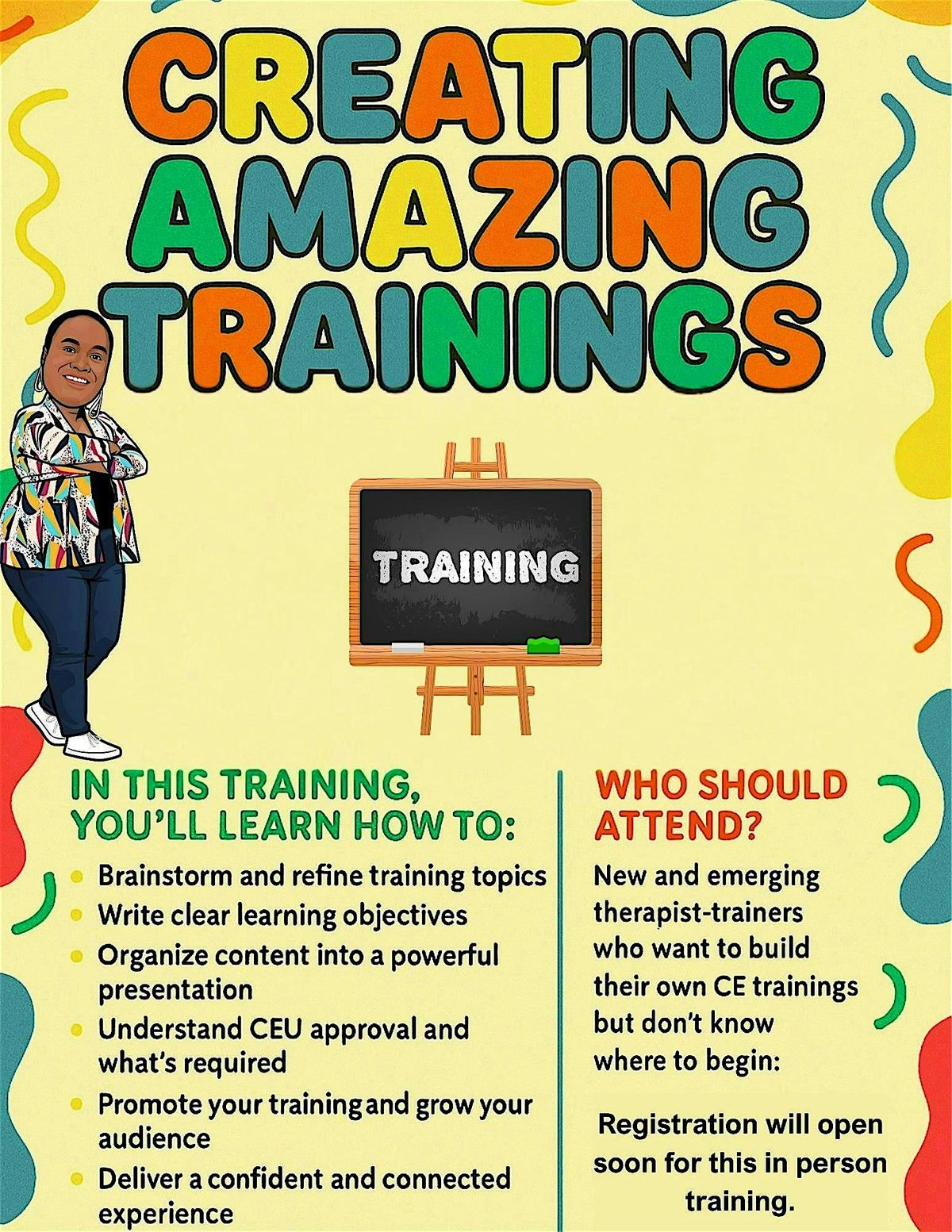 From Clinician to Trainer: How to Design&Deliver Amazing Clinical Trainings, 29 July | Event in Largo