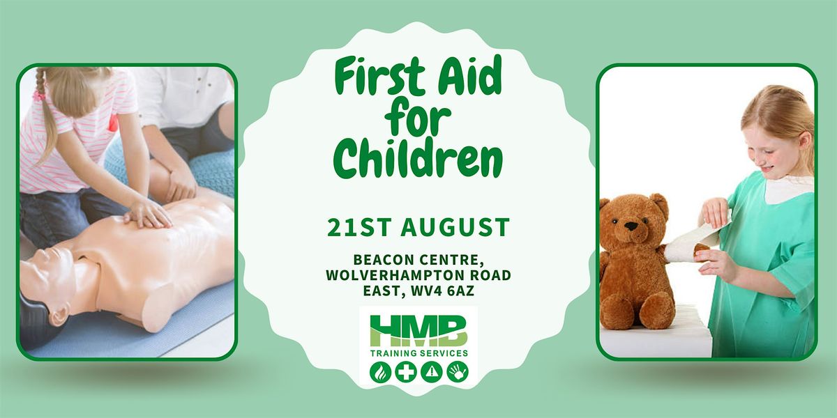 First Aid for Children, 21 August | Event in Dudley | AllEvents