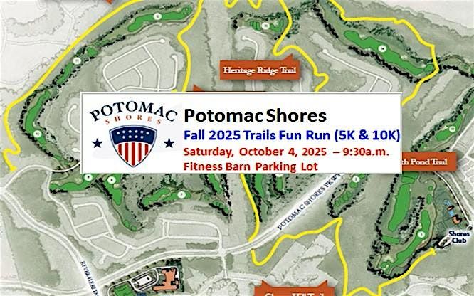 Potomac Shores Fall 2025 Trails Fun Run, 4 October | Event in Dumfries | AllEvents