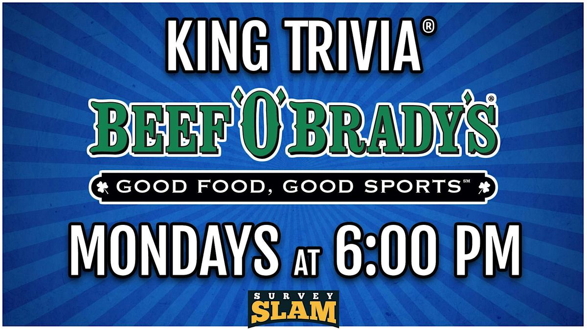 Survey Slam at Beef 'O' Brady's, 20 October | Event in Mobile | AllEvents