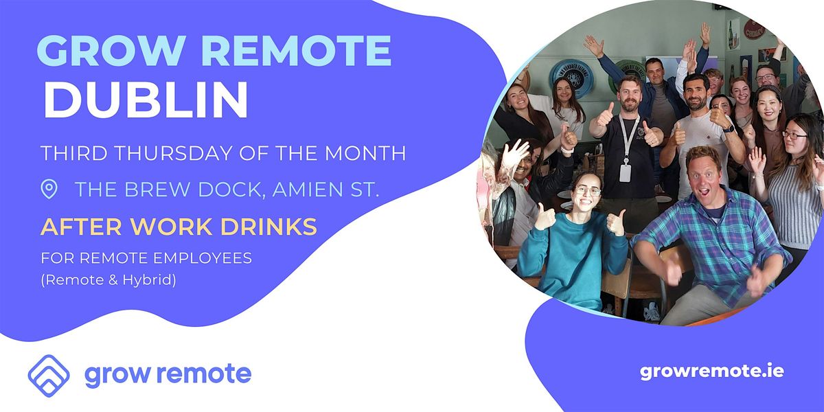 Friday Drinks  for Hybrid and Remote Workers in Dublin | Event in Dublin 1 | AllEvents