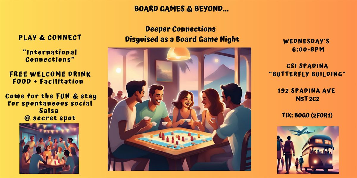 |BOARD GAMES & BEYOND| TRAVEL/LANGUAGE EXCHANGE & CLIMATE CONVERSATIONS | Event in Toronto | AllEvents