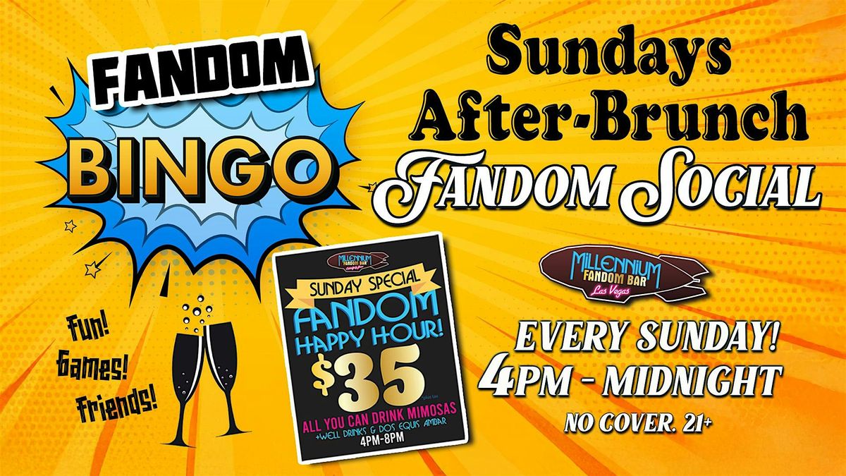 Fandom After-Brunch Social & Bingo | Event in Las Vegas | AllEvents