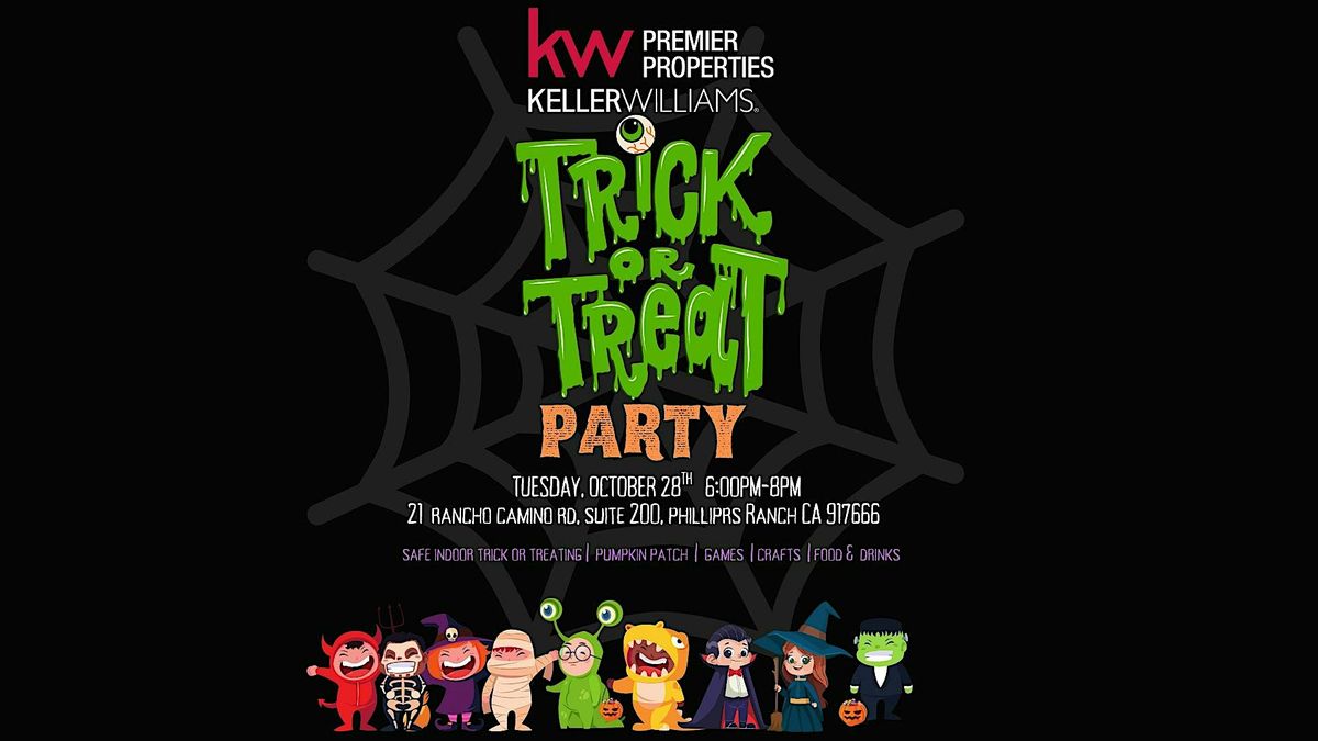 Keller Williams Premier Properties  Annual Trick or Treat Party, 28 October | Event in Pomona | AllEvents
