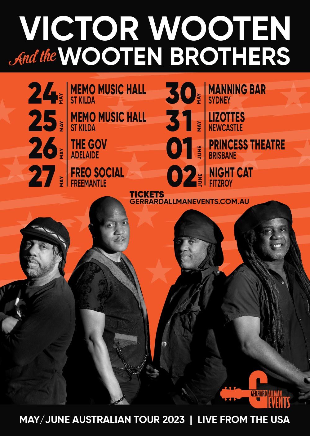 Victor Wooten and The Wooten Brothers at Sierra Nevada Brewing Company - Chico CA, 14 May | Event in Chico