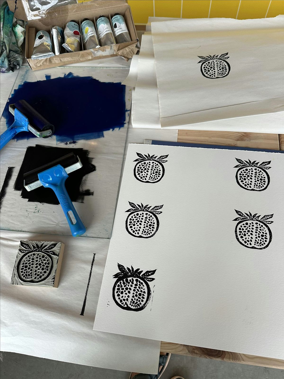 Lino Block Printing onto Paper | Event in London | AllEvents