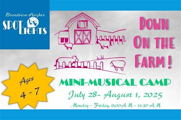 Spotlights' Mini-Musical Camp 2025, 28 July | Event in Broadview Heights | AllEvents