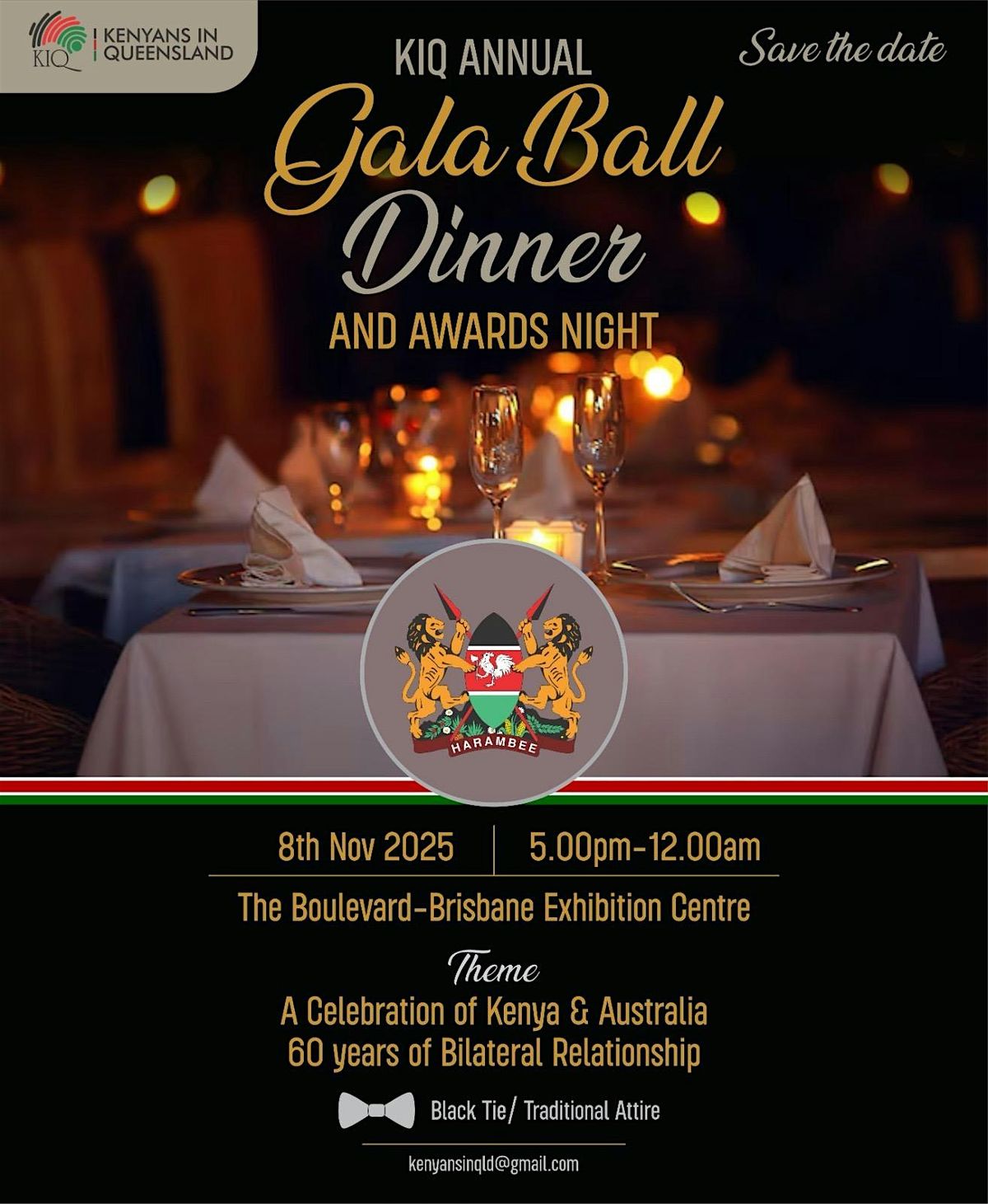KIQ Mashujaa Day Annual Gala Ball and Awards Night, 8 November | Event in South Brisbane | AllEvents