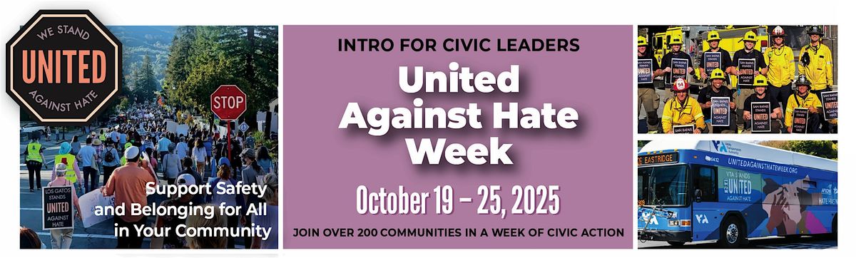 How Can We Unite Against Hate in Divided Times?, 21 October | Event in San Francisco | AllEvents