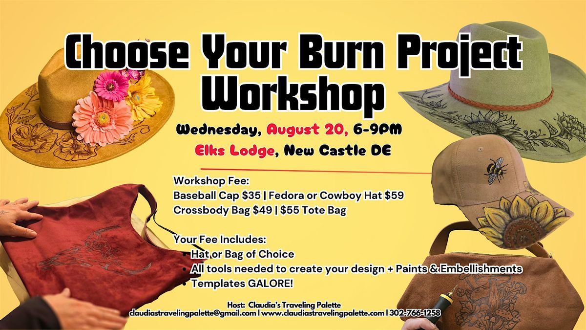 Choose Your Burn Project at Elks Lodge, New Castle DE!, 20 August | Event in New Castle | AllEvents