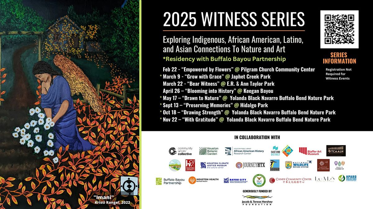 The Witness Series Part 5: Building Community Through Observation, 17 May | Event in Houston | AllEvents