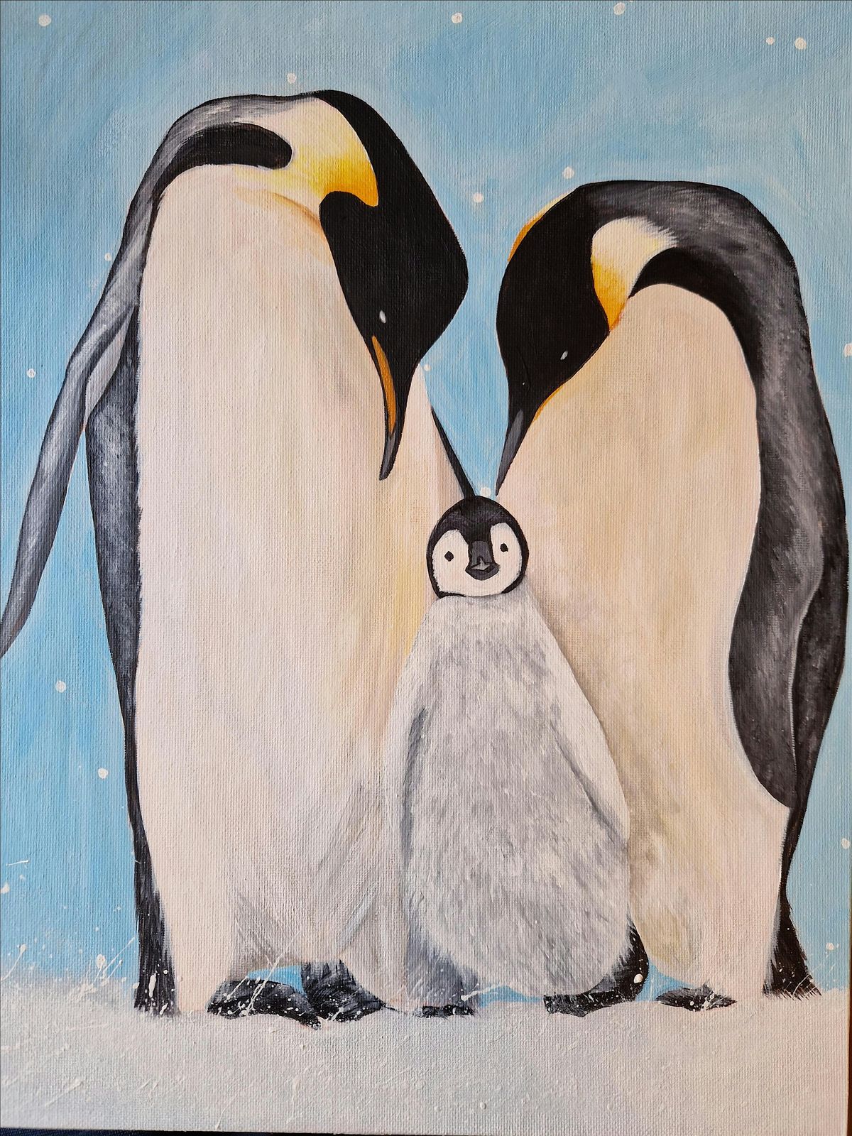 Winter Penguins - Acrylic Painting Workshop, 3 December | Event in West Bergholt | AllEvents