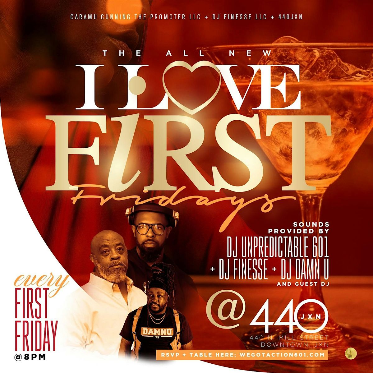 THE ALL NEW I LOVE FIRST FRIDAYS @ 440JXN | Event in Jackson | AllEvents