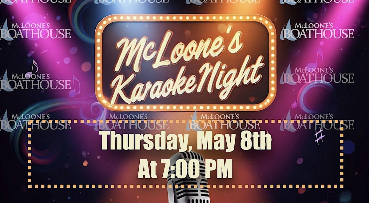 McLoone's Boathouse Karaoke Night | Event in West Orange | AllEvents