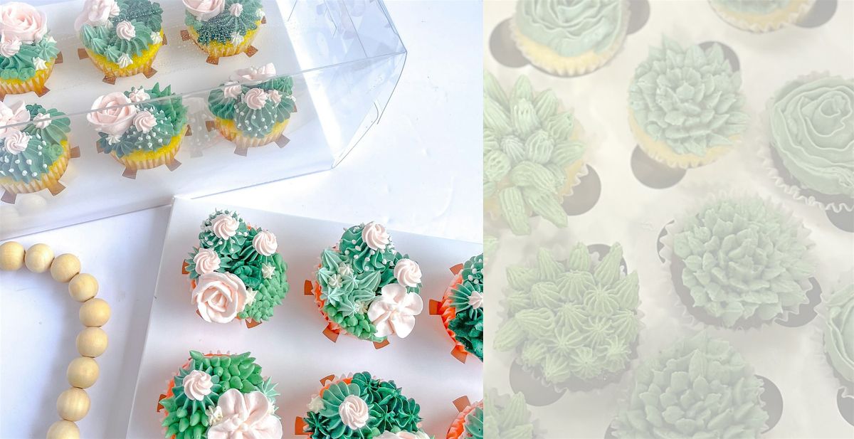 Petals & Pastries: Succulent Cupcake Decorating Class & Tea Party, 28 September | Event in Magnolia
