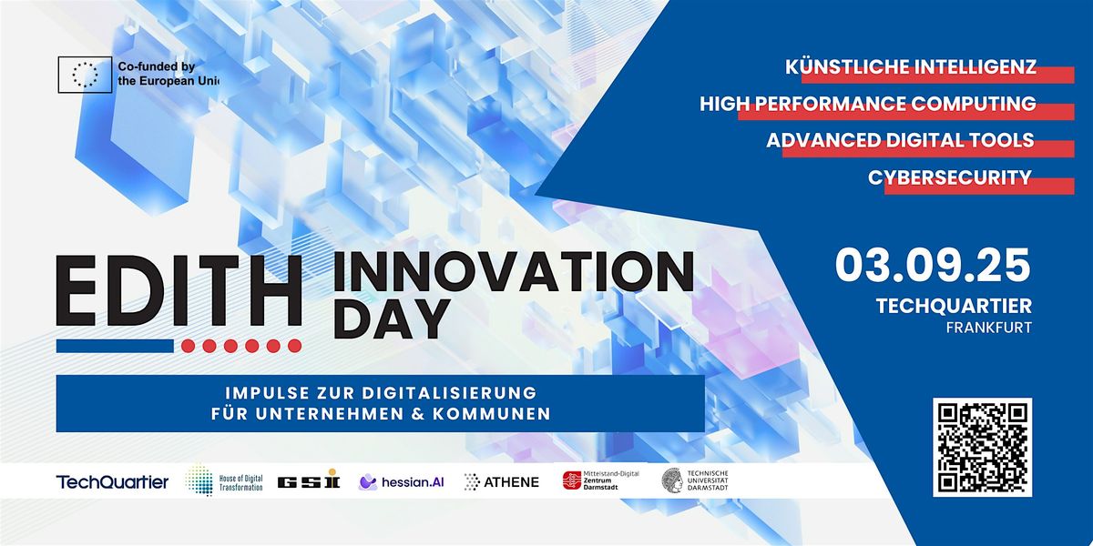 EDITH Innovation Day #2, 3 September | Event in Frankfurt am Main | AllEvents