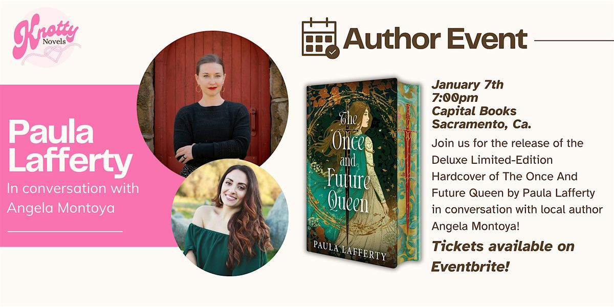 Paula Lafferty on Tour - The Once and Future Queen, 7 January | Event in Sacramento | AllEvents
