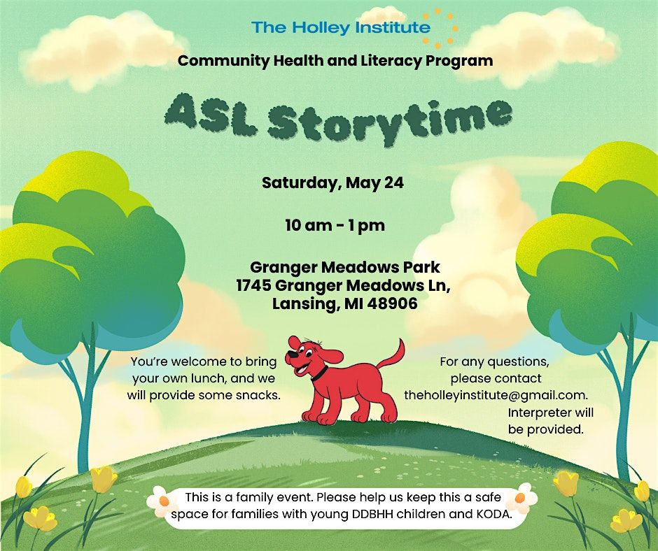 ASL Storytime, 24 May | Event in Lansing | AllEvents