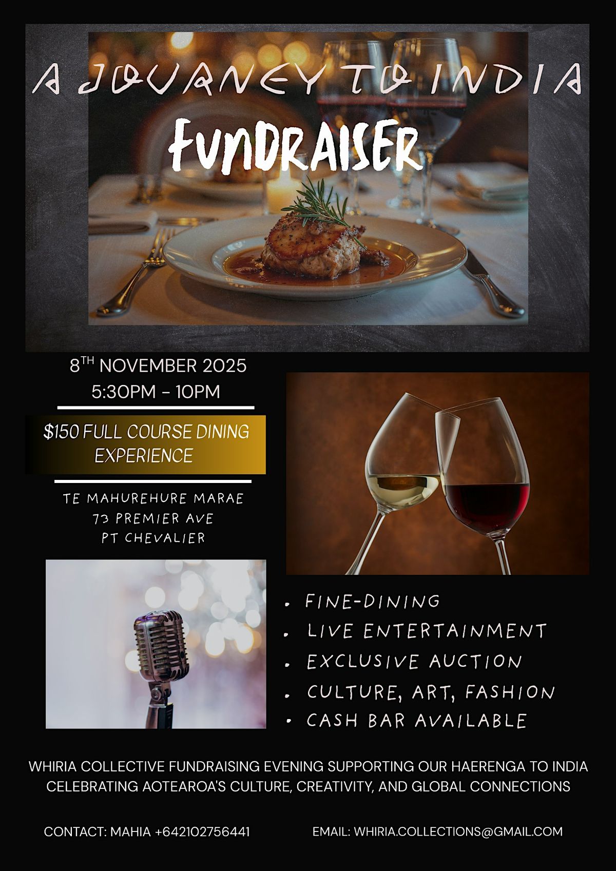 A JOURNEY TO INDIA FUNDRAISER, 8 November | Event in Auckland | AllEvents