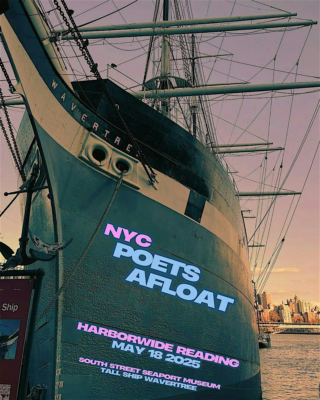 NYC Poets Afloat - Harborwide Poetry Reading 2025, 18 May | Event in New York | AllEvents