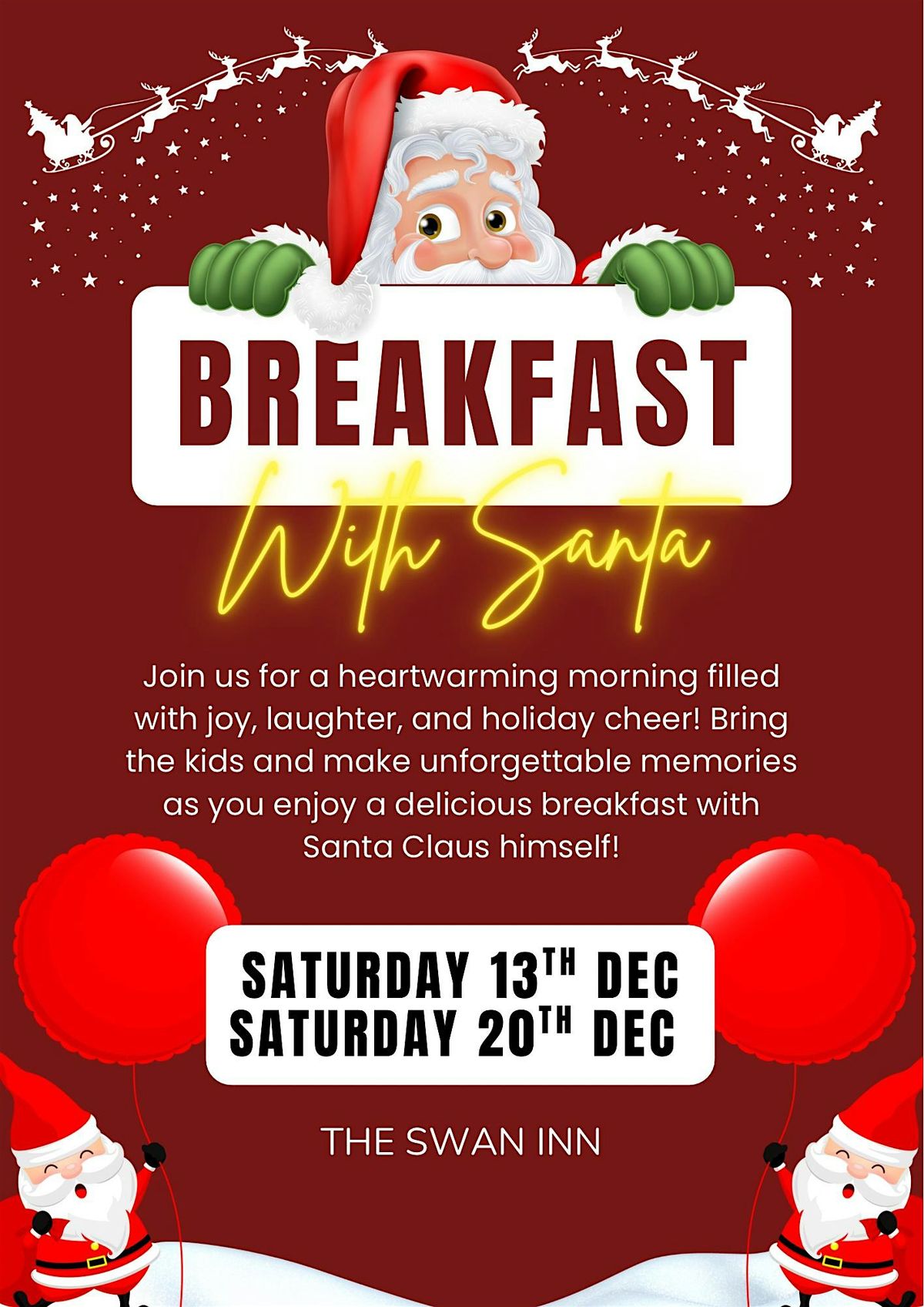 Breakfast with Santa (20th), 20 December | Event in Stranraer | AllEvents