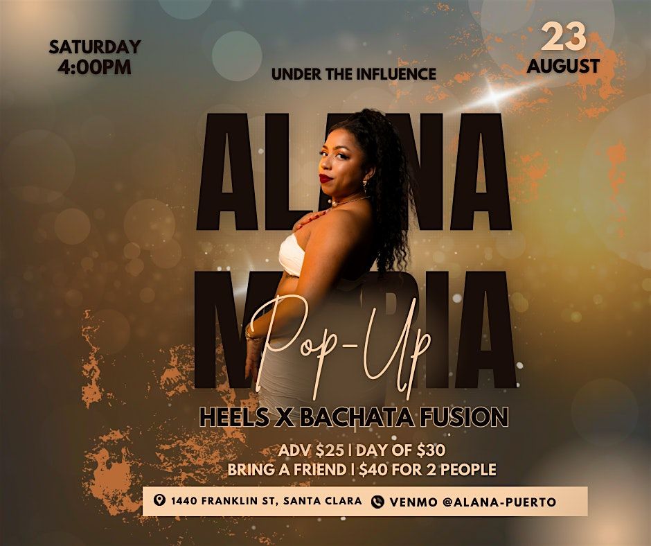 UNDER THE INFLUENCE | POP-UP, 23 August | Event in Santa Clara | AllEvents