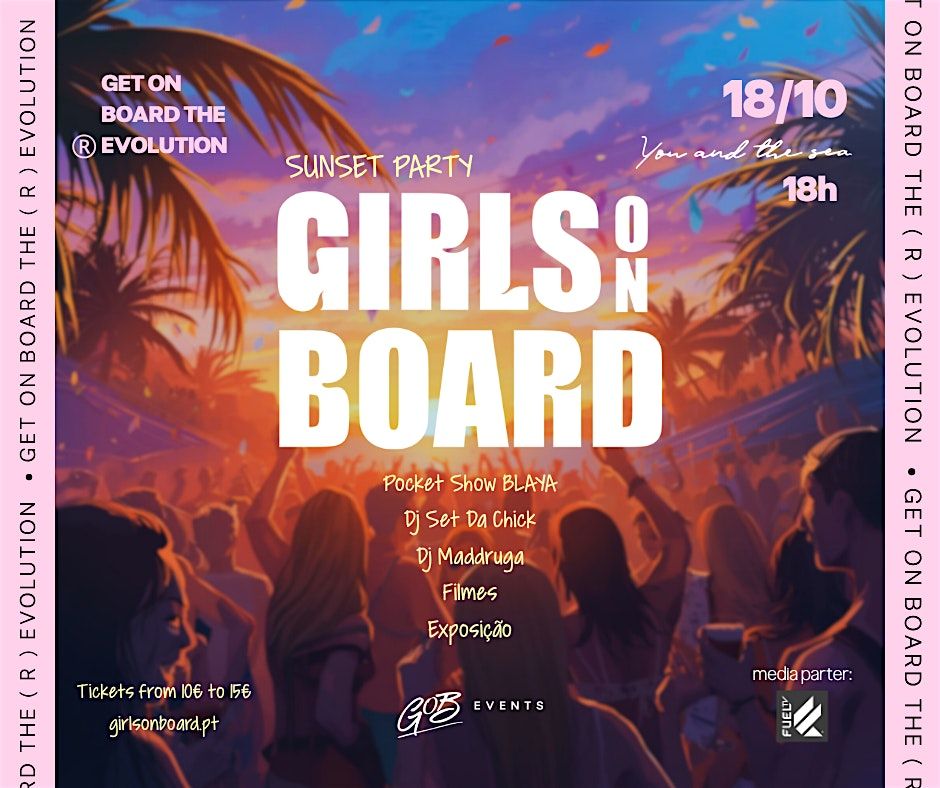 Get on board the (r) evolution - Sunset Party, 18 October | Event in Ericeira | AllEvents
