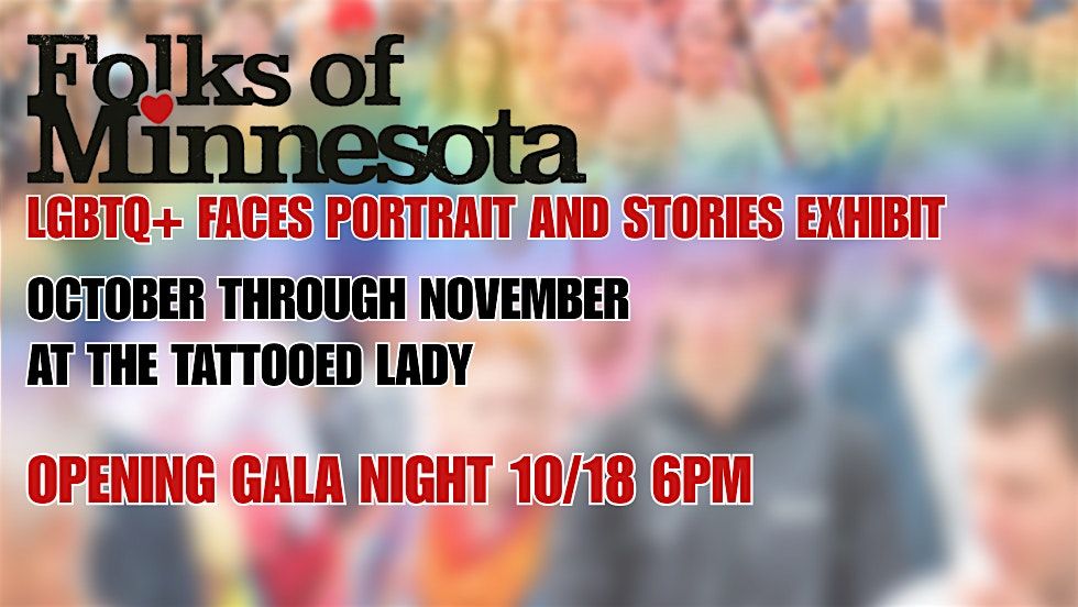 FOLKS OF MINNESOTA - LGBTQ+ FACES OF DULUTH, 18 October | Event in Zimmerman | AllEvents