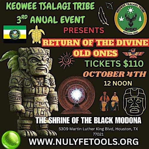 Return of the divine old ones, 4 October | Event in Houston | AllEvents
