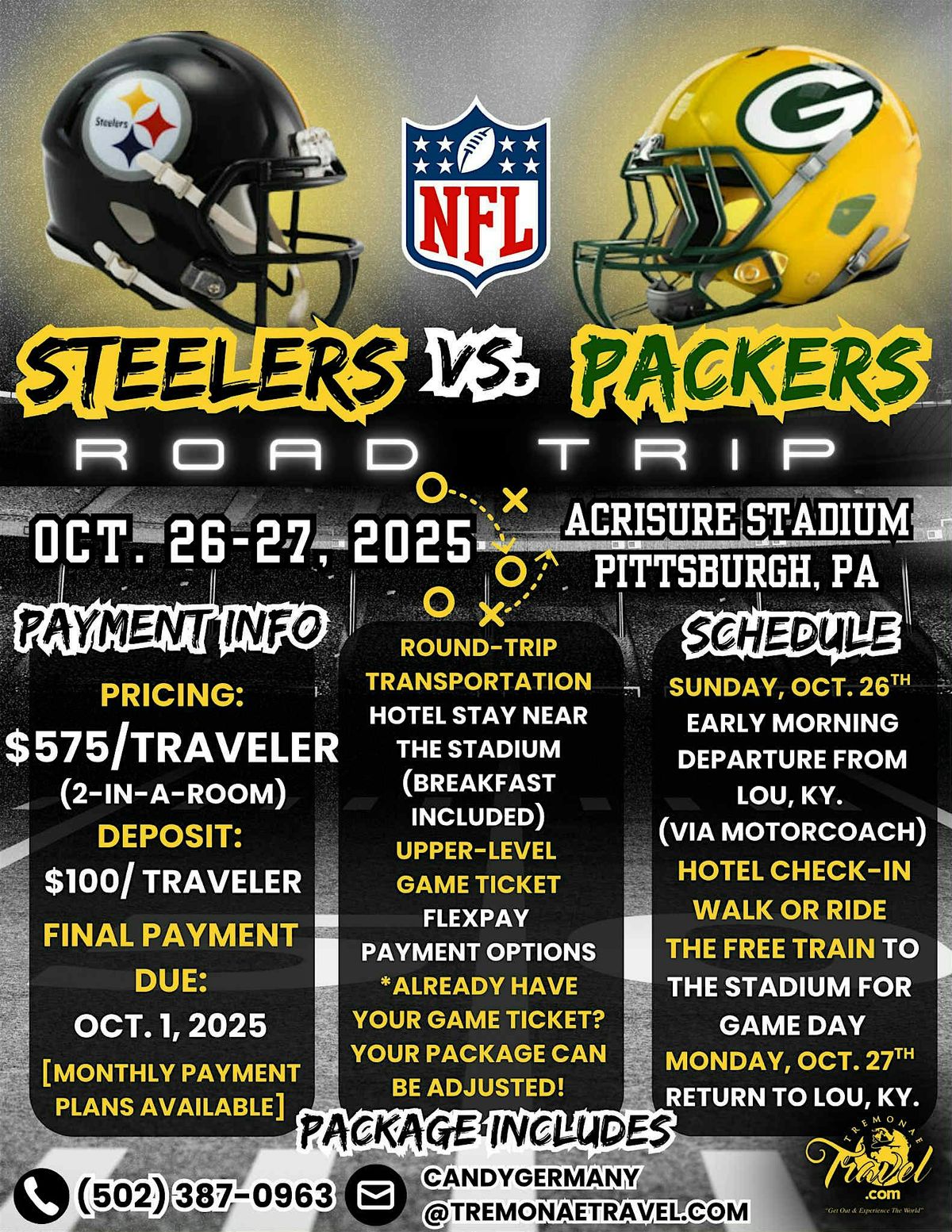 Steelers vs. Packers  October 26-27, 2025, 26 October | Event in Pittsburgh | AllEvents