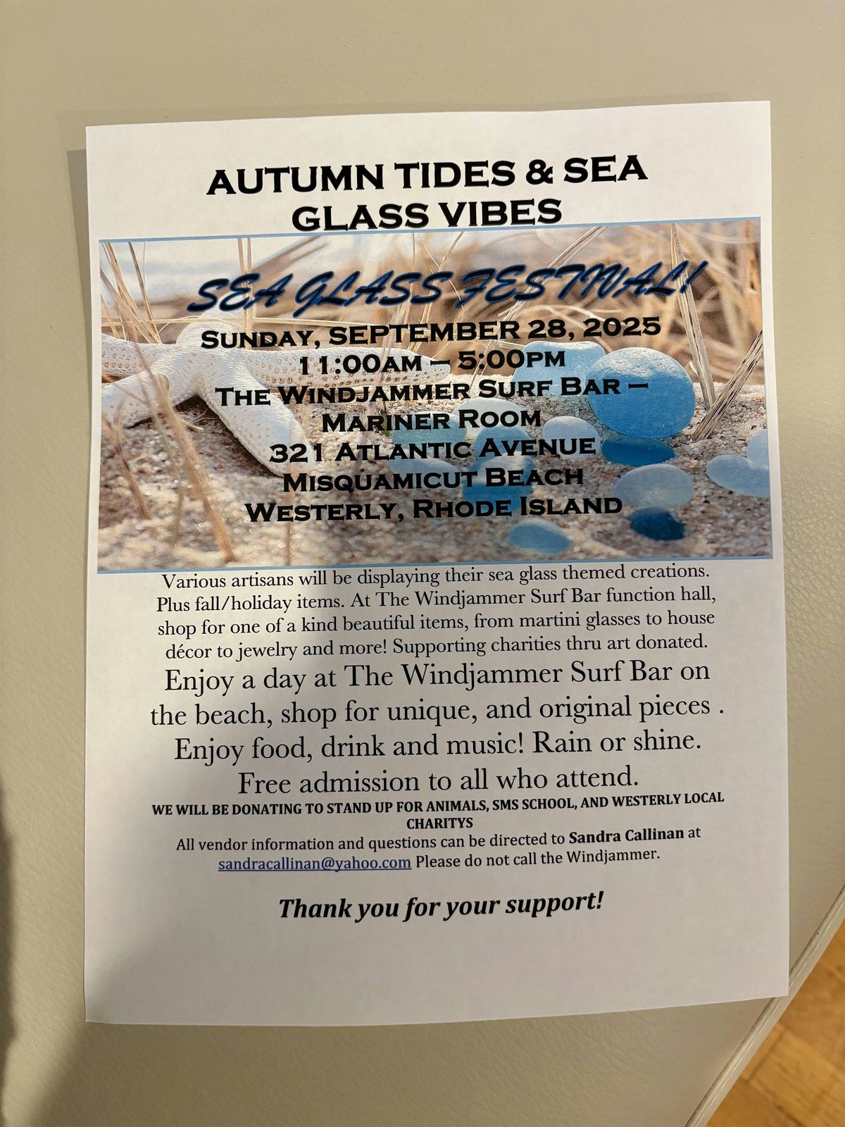 Autumn Tides and Sea Glass Vibes Sea glass plus more festival, 28 September | Event in Westerly | AllEvents