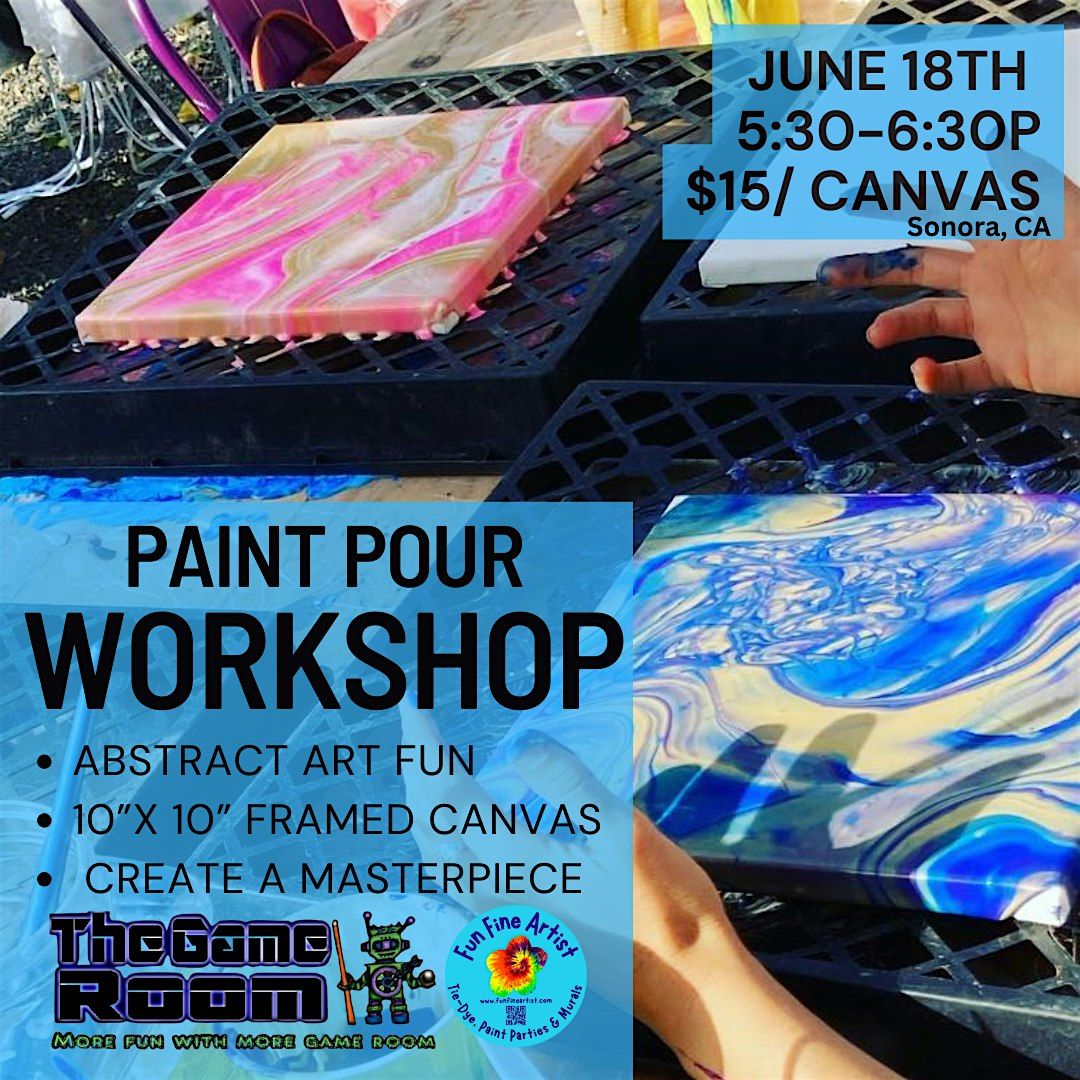 Paint Pour Workshop, 18 June | Event in Sonora | AllEvents