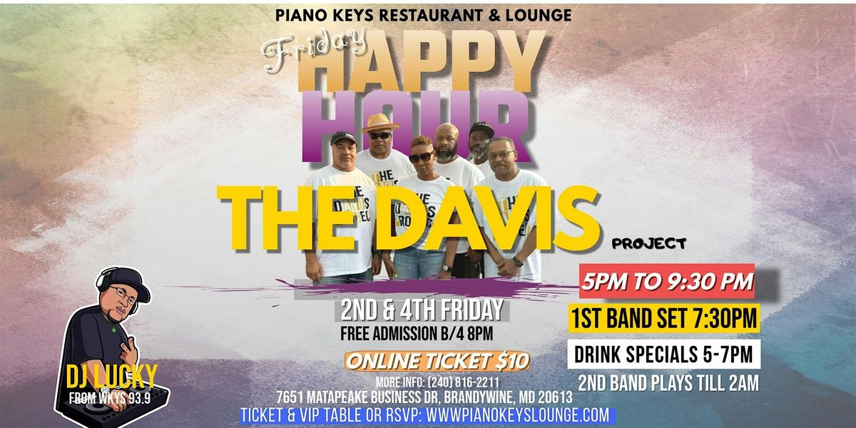 The Davis Project Band @  Piano Keys Lounge - 2nd & 4th Fridays | Event in Brandywine | AllEvents