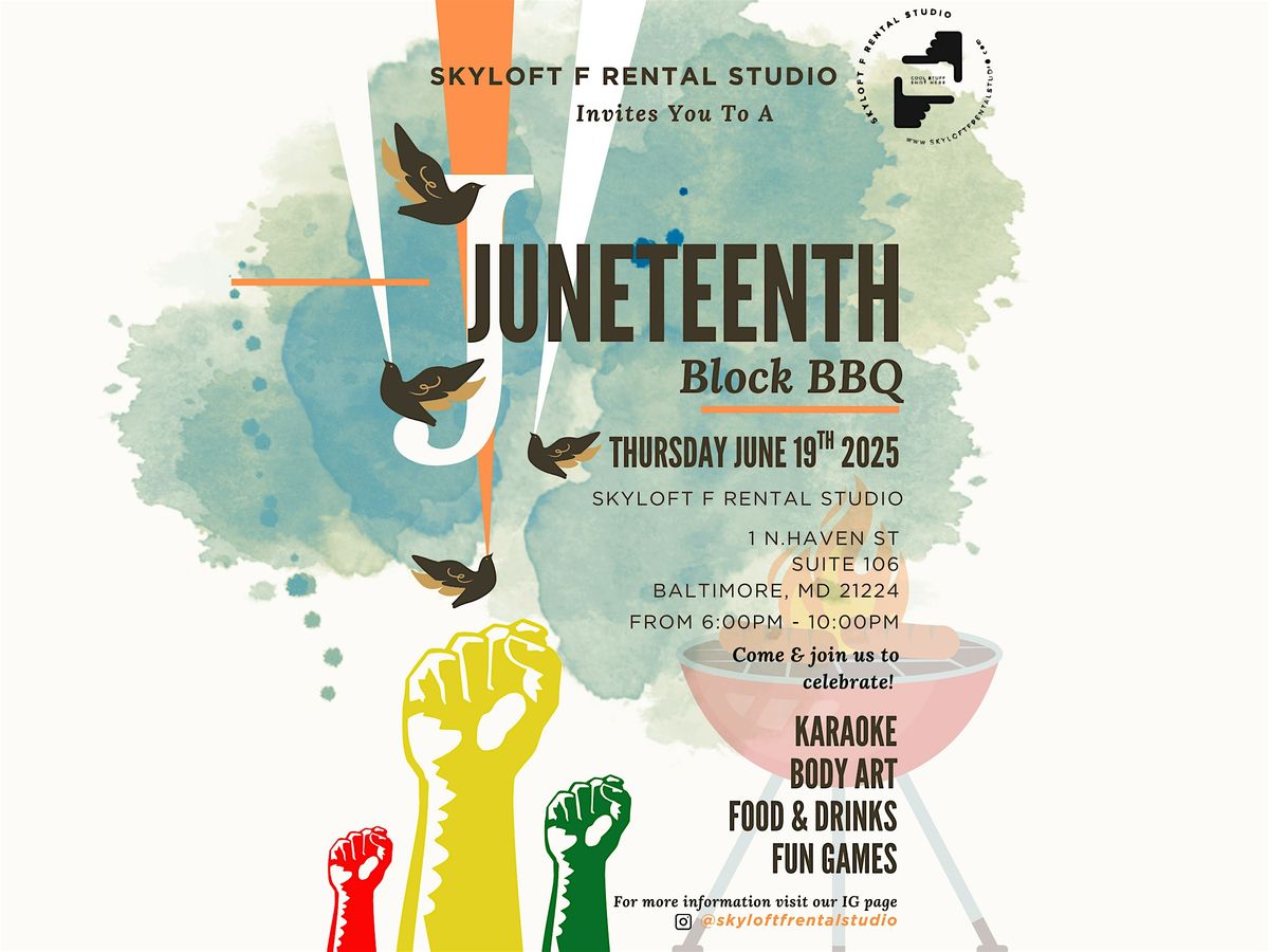 JUNETEENTH BLOCK BBQ, 19 June | Event in Baltimore | AllEvents