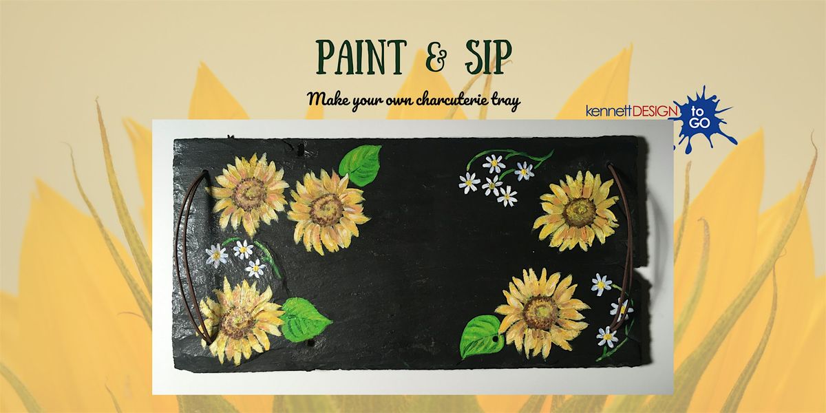 Sip and Paint - Sunflower Charcuterie Tray, 7 September | Event in Landenberg | AllEvents
